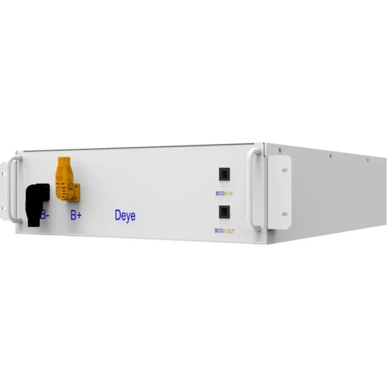 Μπαταρία LiFePO4 τύπου rack για Inverter High Voltage 5.12KWh 51.2V 100Ah DEYE BOS-GM5.1